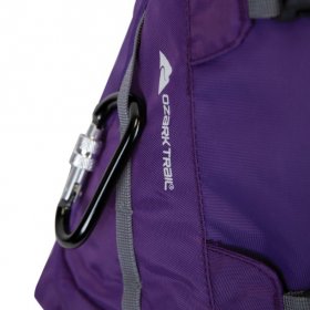 Ozark Trail Bell Mountain 10L Sling Backpack, Purple/Gray