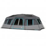 Ozark Trail 20' x 10' Dark Rest Instant Cabin Tent, Sleeps 12