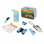 Ozark Trail Kids 9-Piece Camping Explorer Kit with Headlamp, Flashlight, Binoculars, Blue
