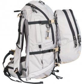 Ozark Trail Family 2 in 1 Adult Unisex Hiking Backpack, Silver
