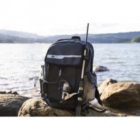 Ozark Trail Tackle and Gear 27 Ltr Fishing Backpack, Black, Unisex