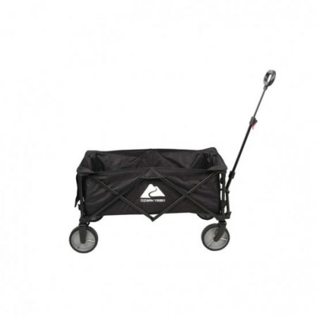 Ozark Trail Folding Multipurpose Camp Wagon Cart, Black