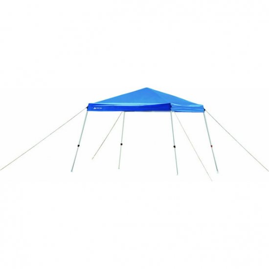 Ozark Trail 10\' x 10\' Instant Slant Leg Canopy, Blue, outdoor canopy