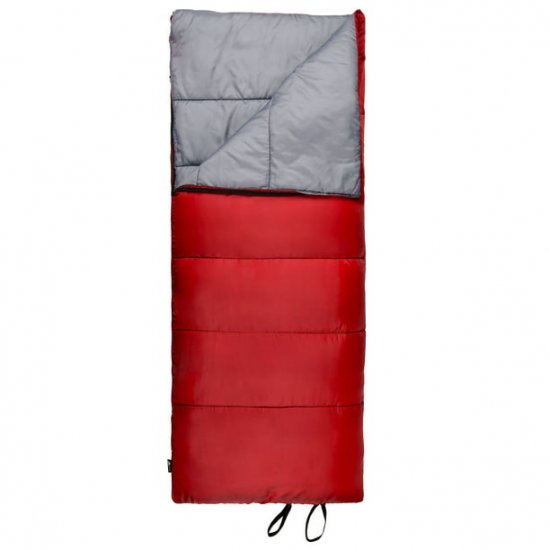 Ozark Trail 50-Degree Warm Weather Red Sleeping Bag, 33\"x75\"