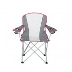 Ozark Trail, Oversized Quad Chair, Adult, Off White & Grey