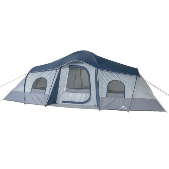 Ozark Trail 10-Person Cabin Tent, with 3 Entrances