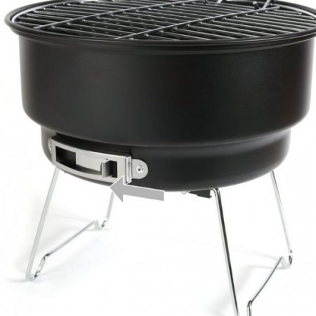 Ozark Trail 10" Steel Portable Camping Charcoal Grill, Model 31313