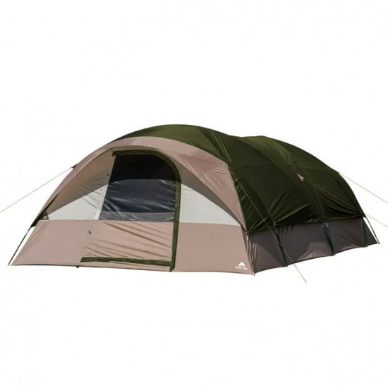 Ozark Trail Hazel Creek 20-Person Tunnel Tent, with 2 Entrances